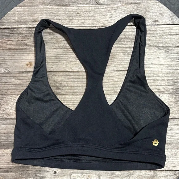 NW0T Spiritual Gangster Women’s XS Cropped Top Black & Color Workout/Yoga Bra - Picture 3 of 3